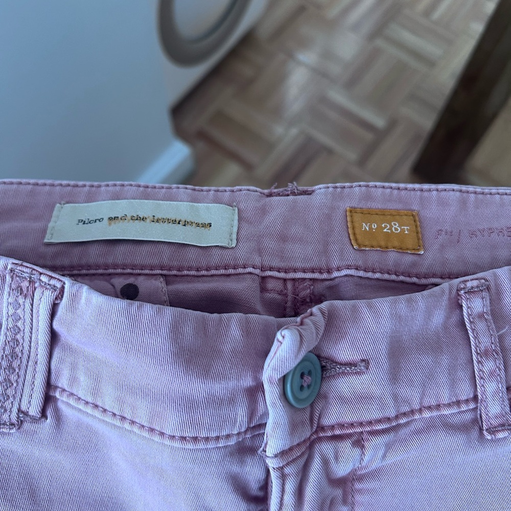 Pilcro and the letter press lavender chino pants